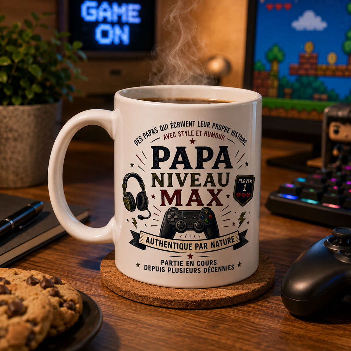 Mug Papa Niveau Max 350 ml � Cbkr�ation