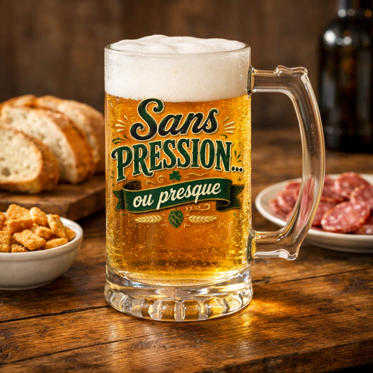 Chope � bi�re � Sans Pression... ou presque � 480 ml