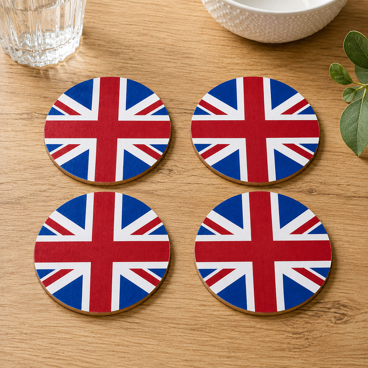 Set de 4 dessous-de-verre drapeau Royaume-Uni