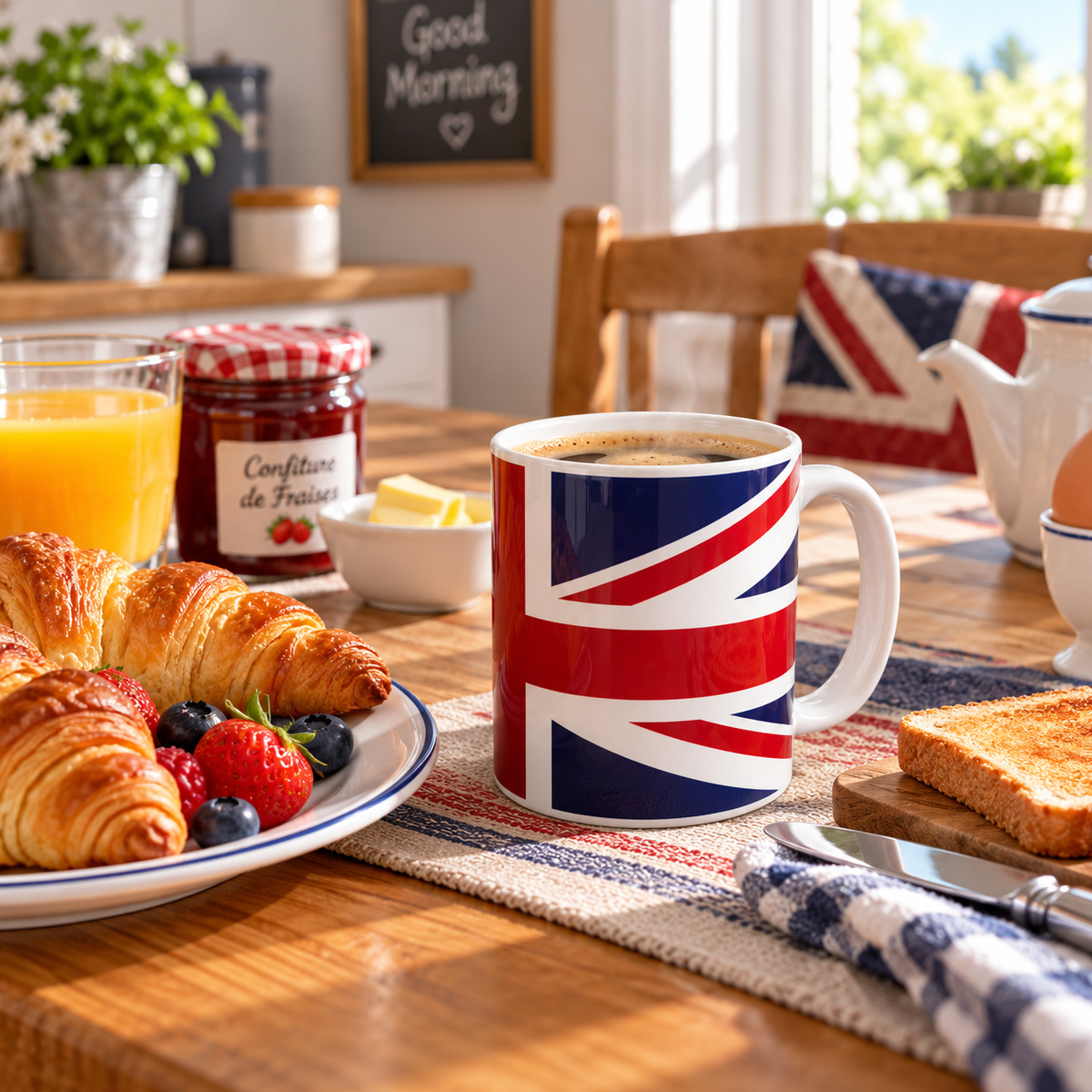 Mug drapeau britannique Union Jack en c�ramique 300 ml