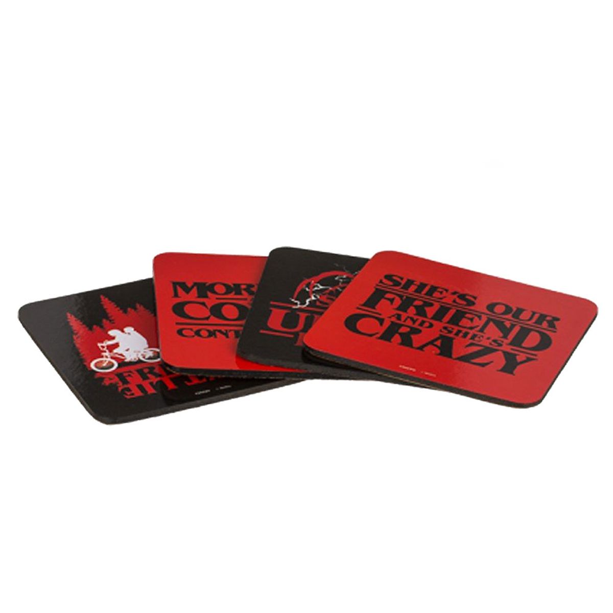 Set de 4 dessous de verres Stranger Things
