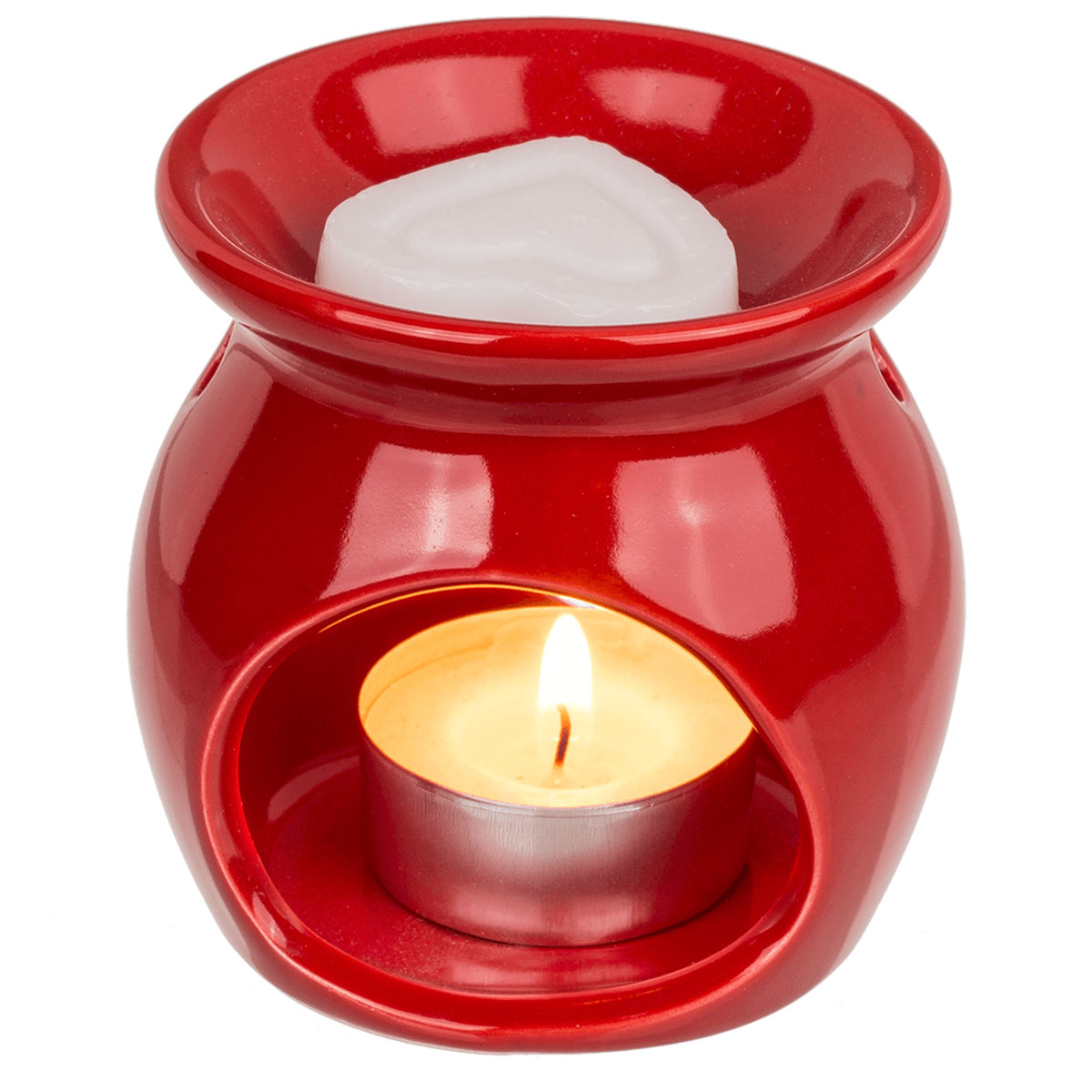 Br�le-Parfum C�ur Rouge en C�ramique