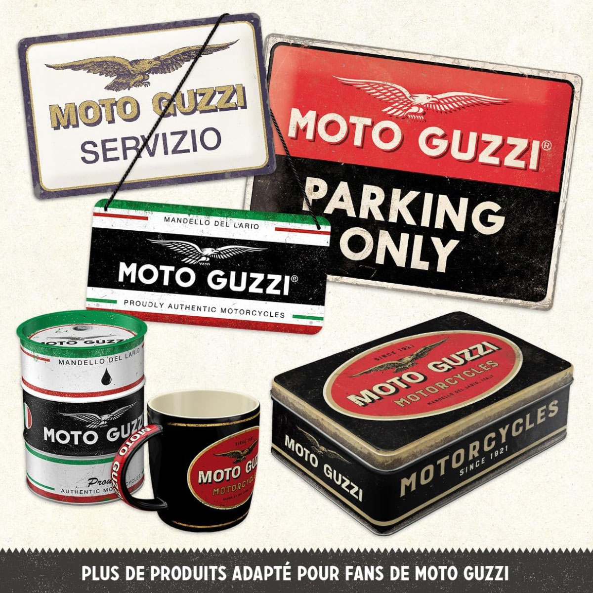 Maxi bote mtal vintage  Moto Guzzi Motorcycles