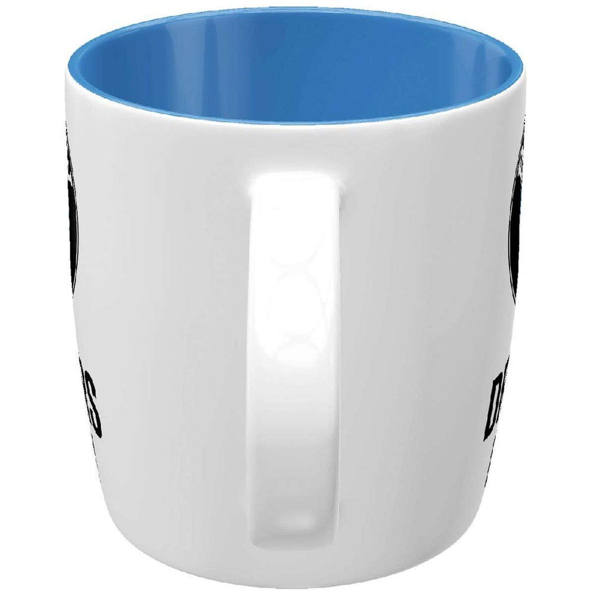 Mug BMW Drivers Only en c�ramique int�rieur bleu 340 ml
