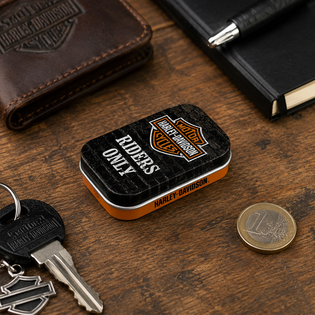 Pilulier m�tallique Harley-Davidson Riders Only