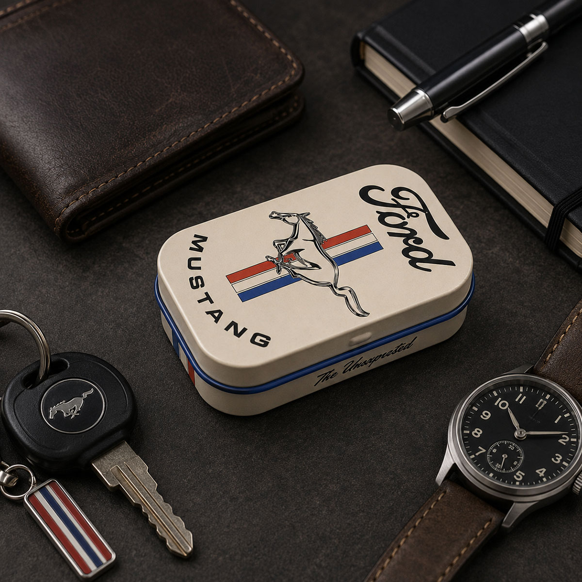 Pilulier m�tallique Ford Mustang The Unexpected