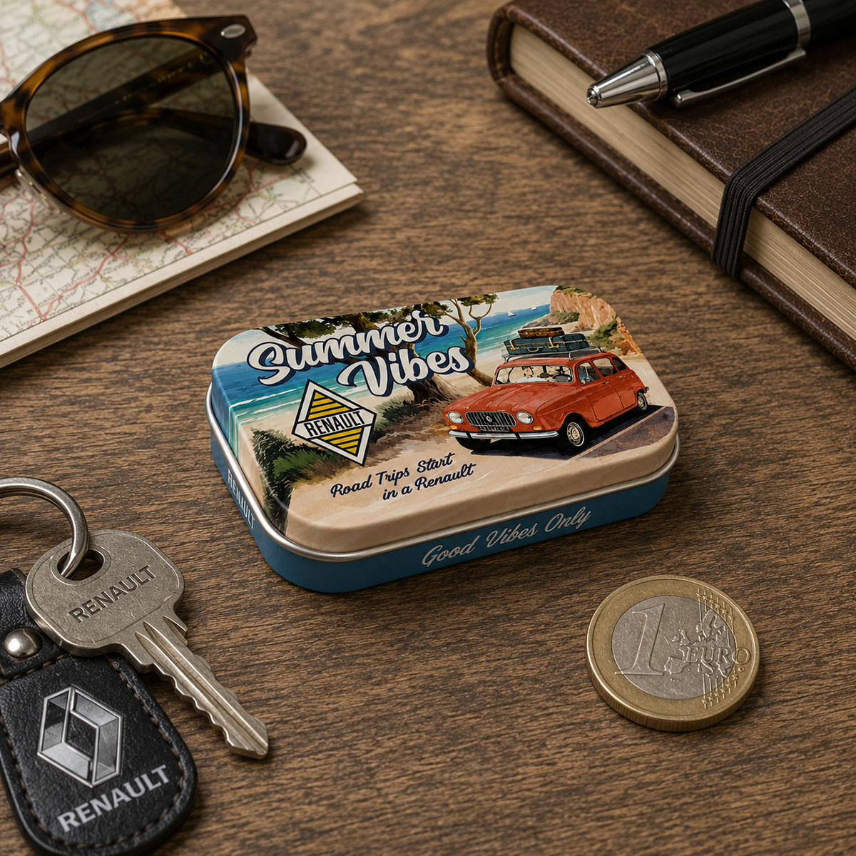 Pilulier m�tallique Renault Summer Vibes