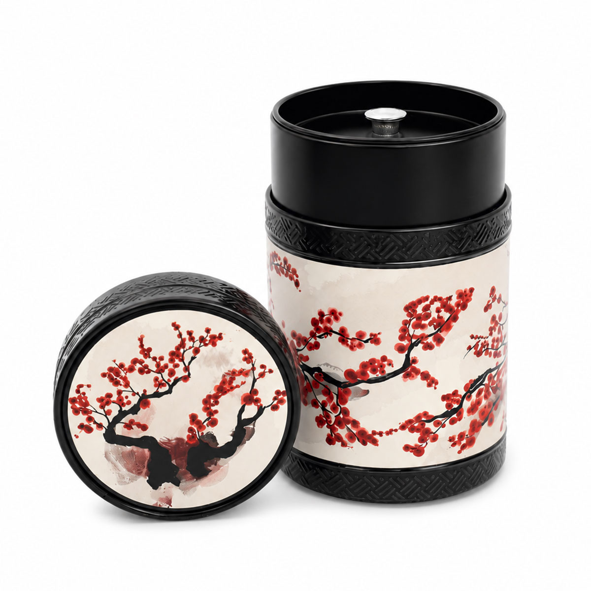 Bo�te � th� Akaashi fleurs de cerisier rouge 150 g