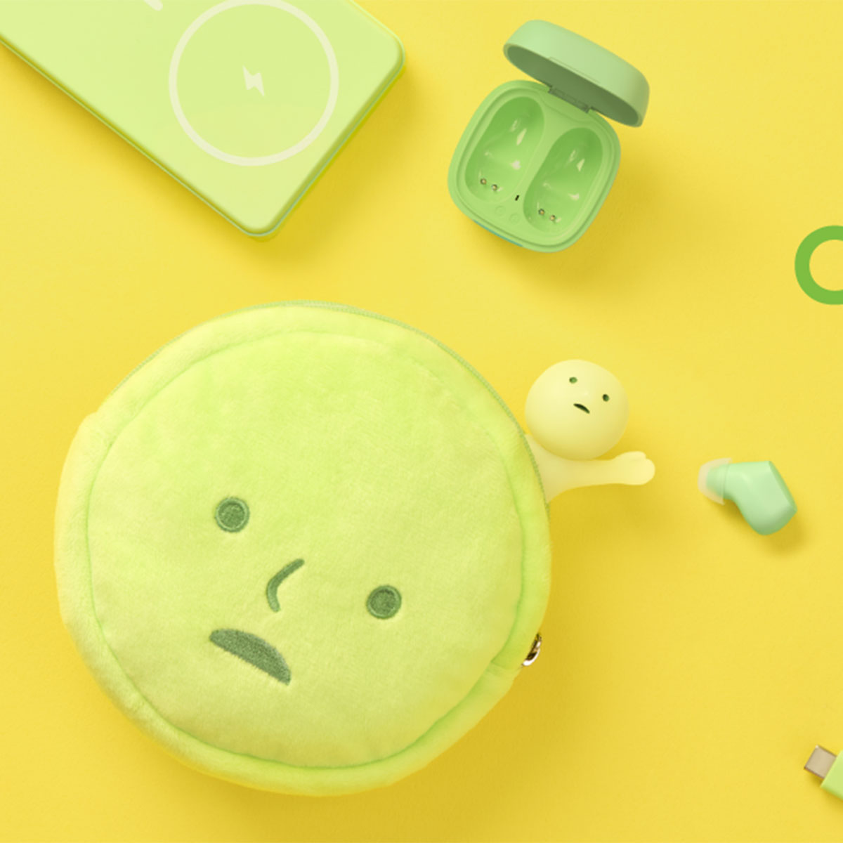 Grand porte-monnaie Smiski brod� avec Mousqueton