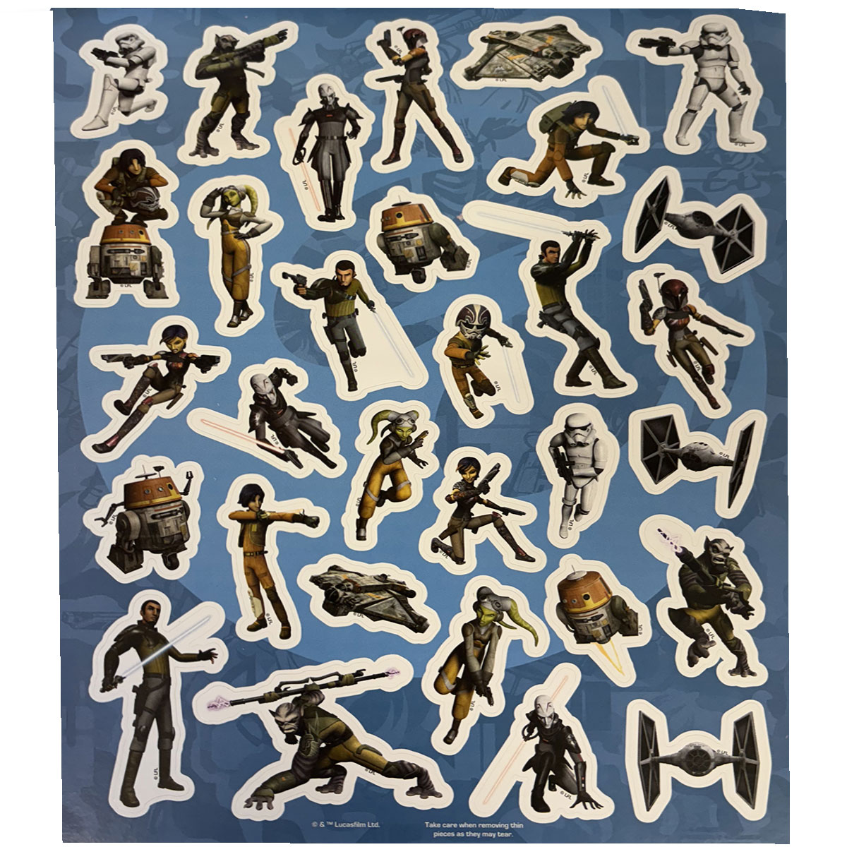 Album et Stickers Star Wars Rebels avec scnes  dcorer