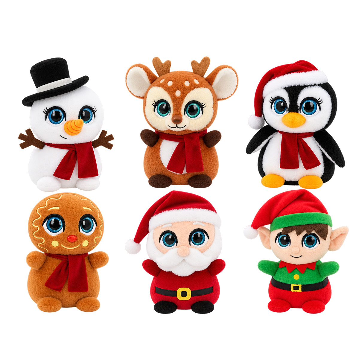 Mini peluche elfe de No�l Motsu Christmas 10 cm