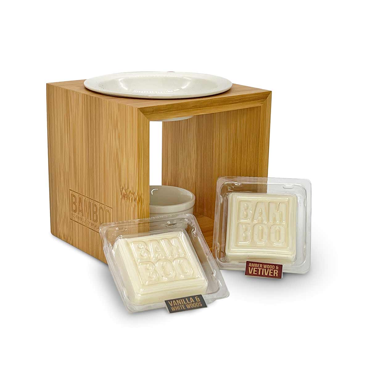 Diffuseur pour galet de cire parfume Heart and Home Naturel