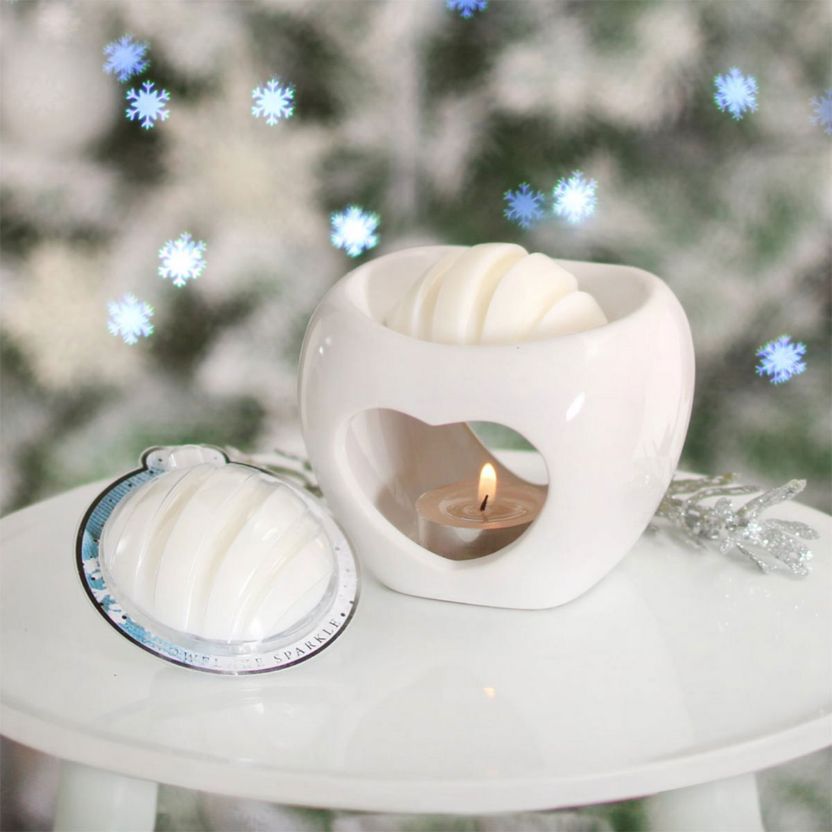 Galet  faire fondre  Flocons Givrs