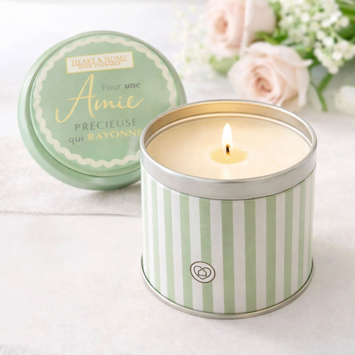 Bougie parfum�e Souffle V�g�tal � Pour une amie