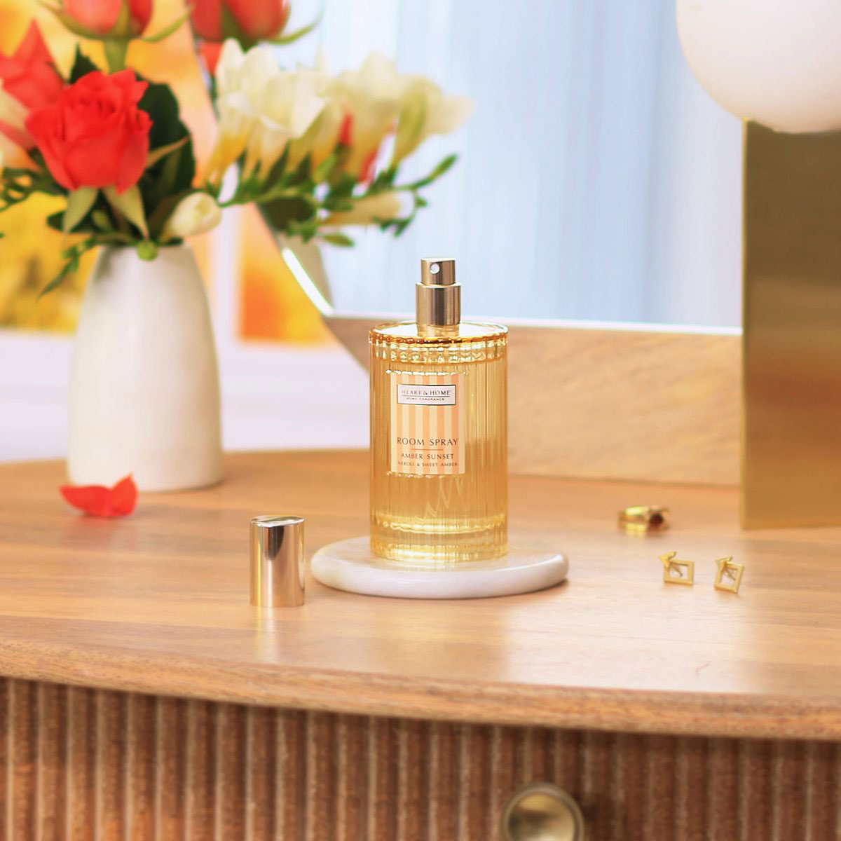 Spray d�ambiance Cr�puscule Ambr� � 90 ml � Heart & Home