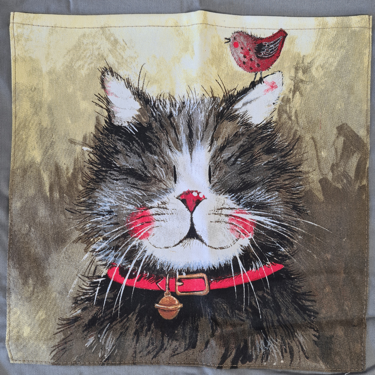 Tablier adulte en coton chat par Alex Clark