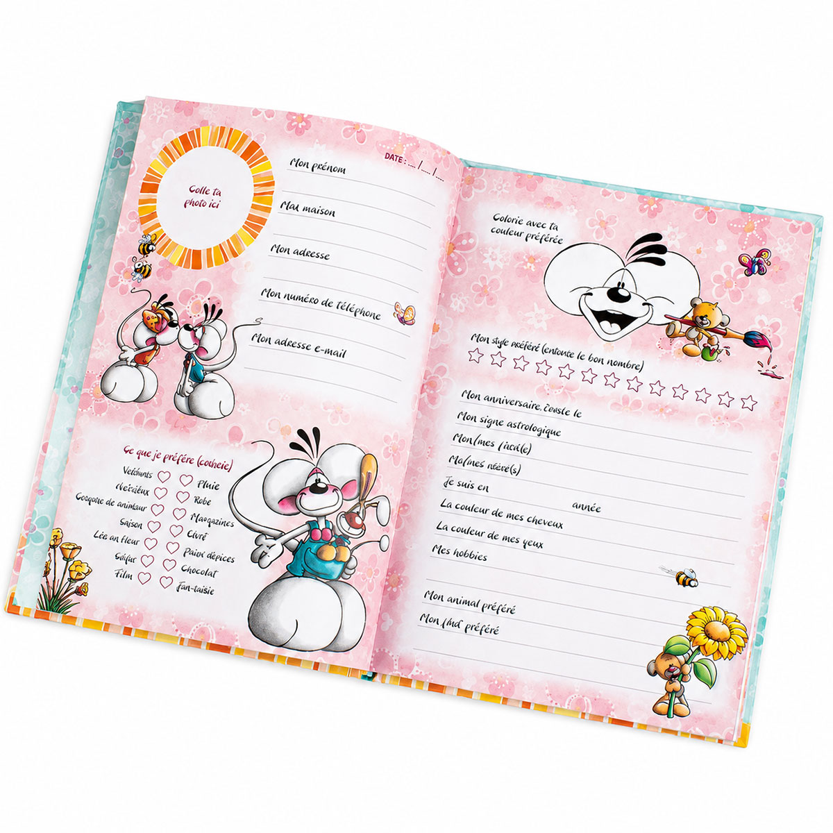 Livre d'Amis Diddl Mes Amis � 112 Pages