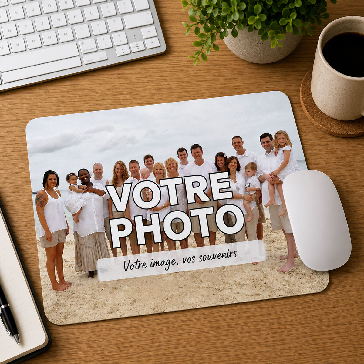Tapis de souris avec PHOTO PERSONNALISEE