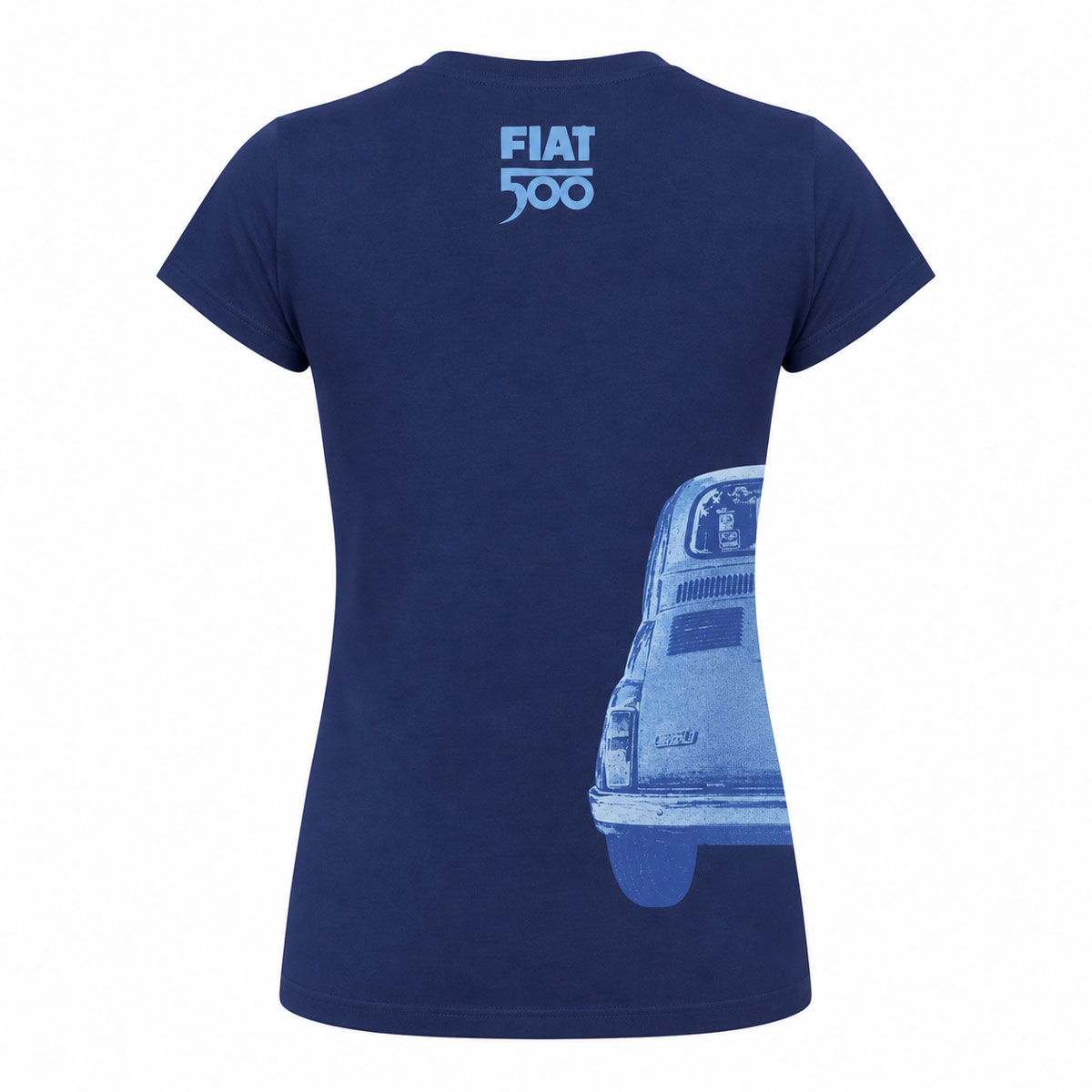 T-shirt femme Fiat 500 Marine � Taille M