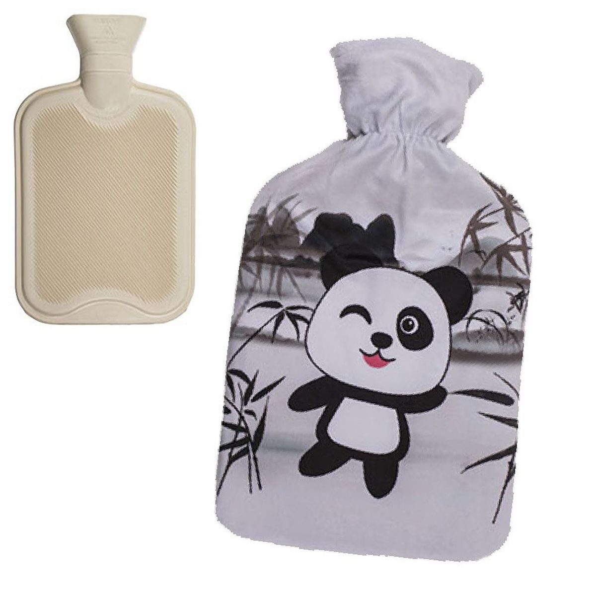 Bouillotte Panda 1.7 litres 34 x 18 cm - Clin dil