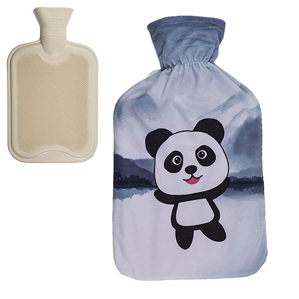 Bouillotte Panda 1.7 litres 34 x 18 cm - Hello