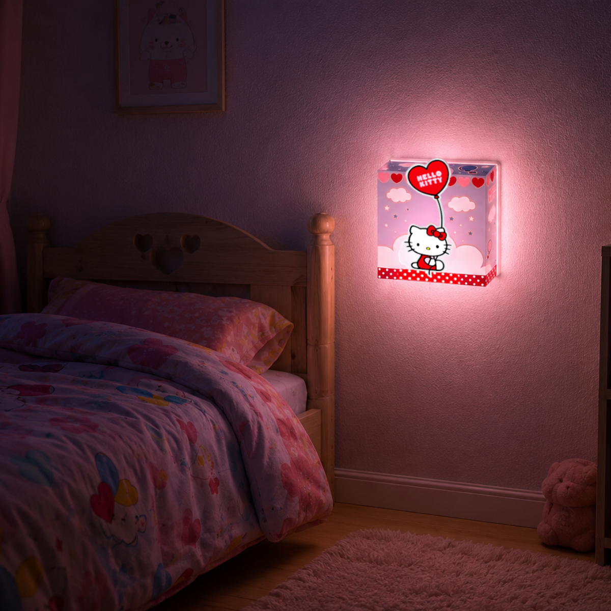Applique murale Hello Kitty - Luminaire pour chambre enfant