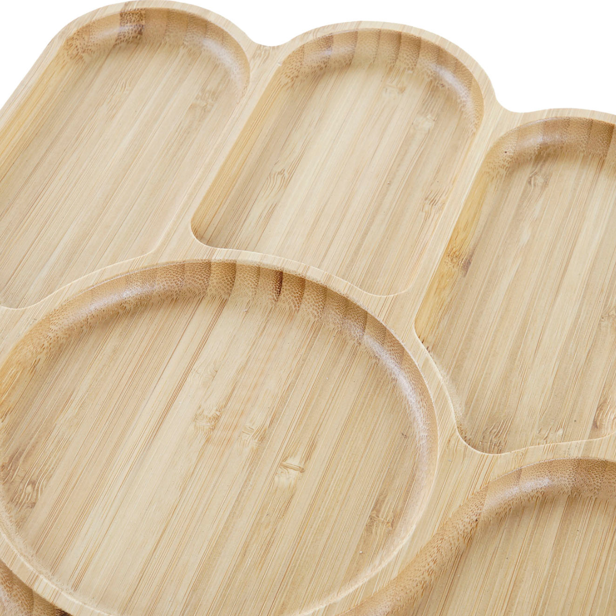 Plateau compatiment Main de Fatima en bois