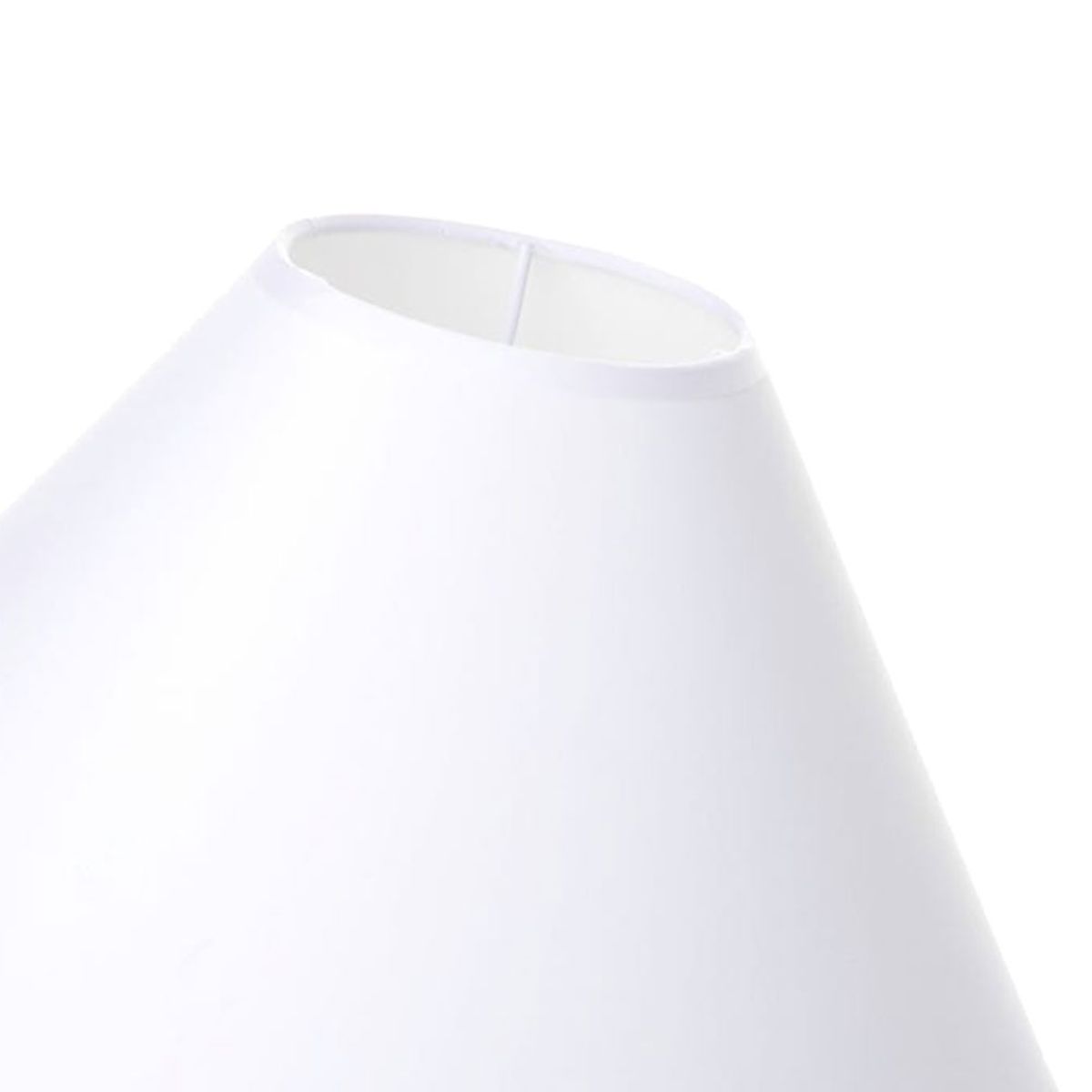 Abat-jour conique de couleur blanche - 30 cm