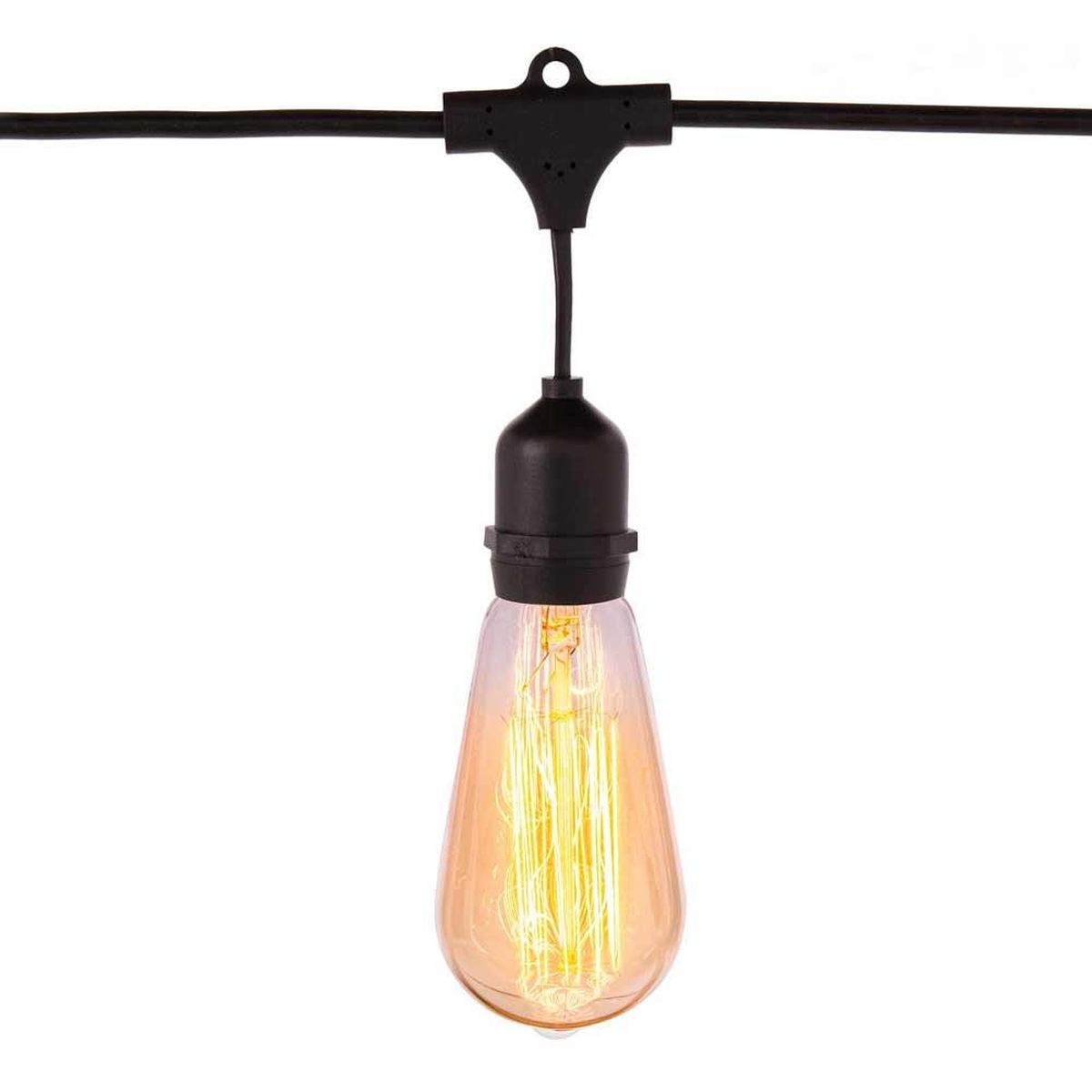 Guirlande lumineuse d'extrieur de 7 Mtres - Noir et Bronze