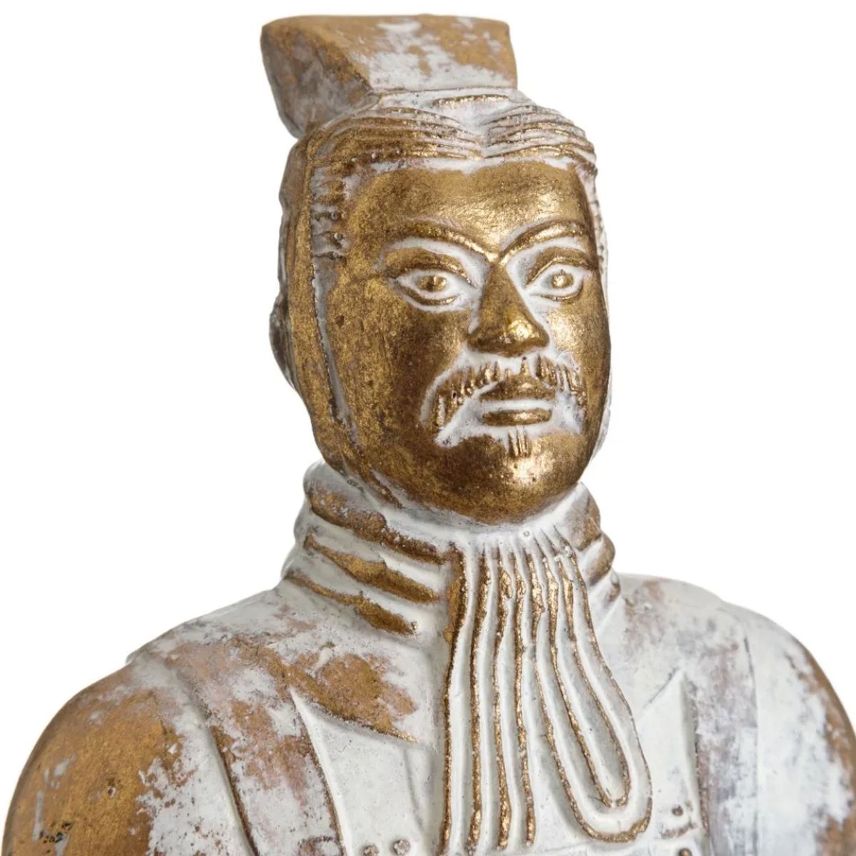 Figurine Guerrier de l'Arme de Terre Cuite - 28 cm