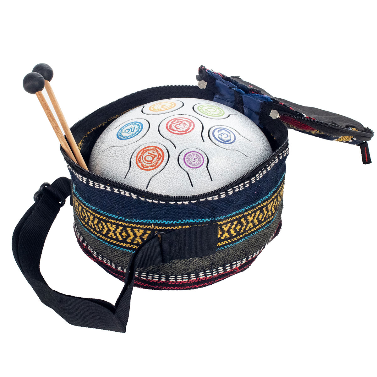 Happy Drum 7 notes Chakras avec sac de transport