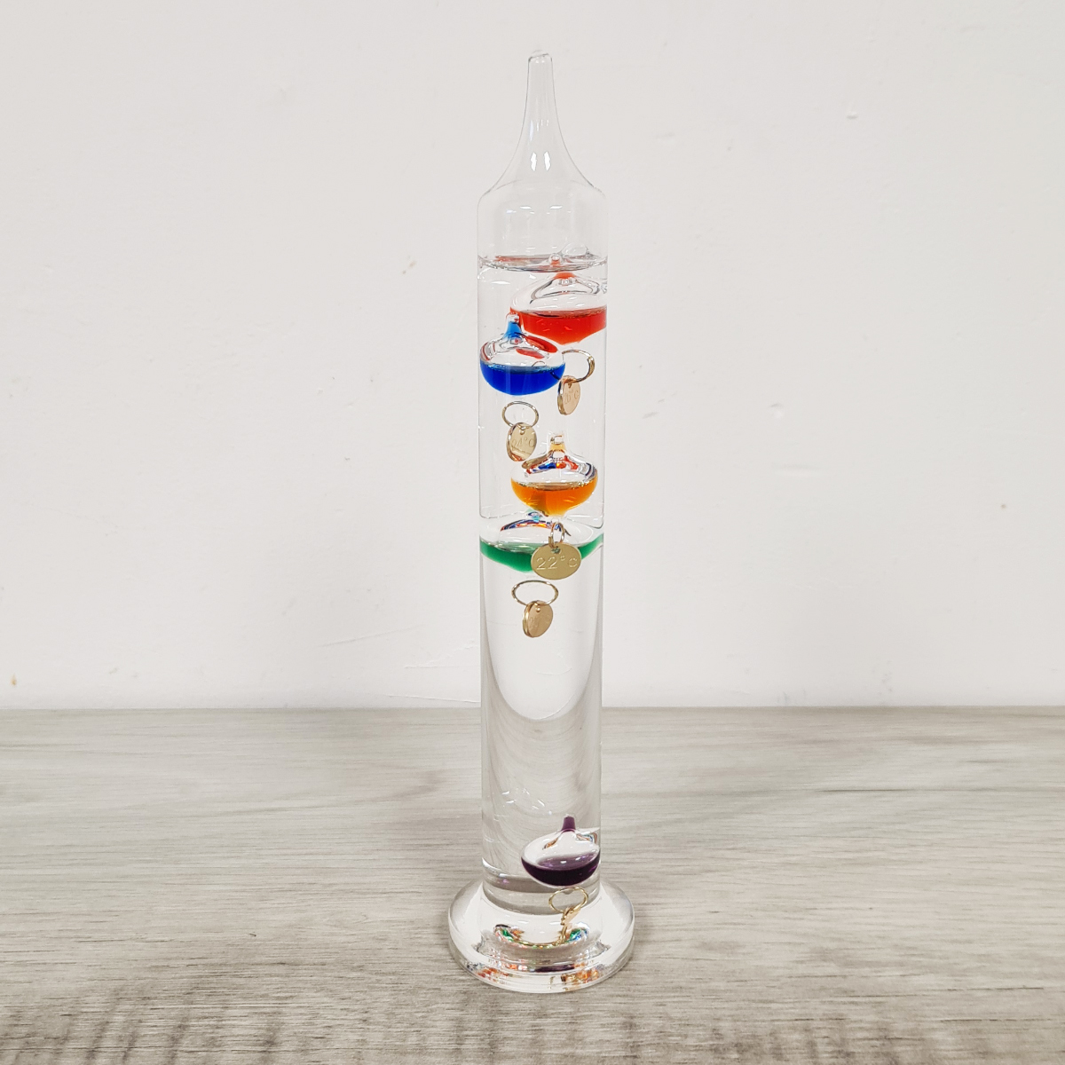 Thermomtre en verre de Galile - Galileo 23 cm