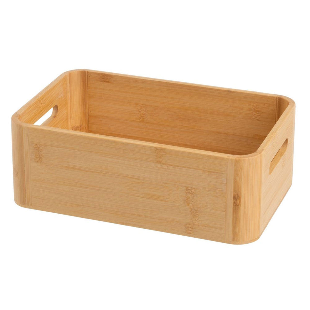 Set de 3 caisses en bambou  rangements naturels pour la maison