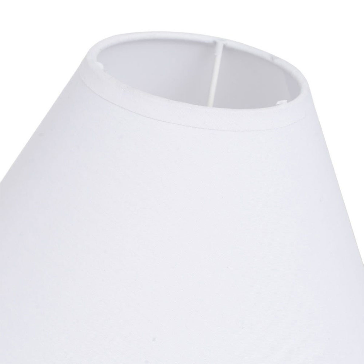 Abat-jour conique blanc � Hauteur 14,5 cm