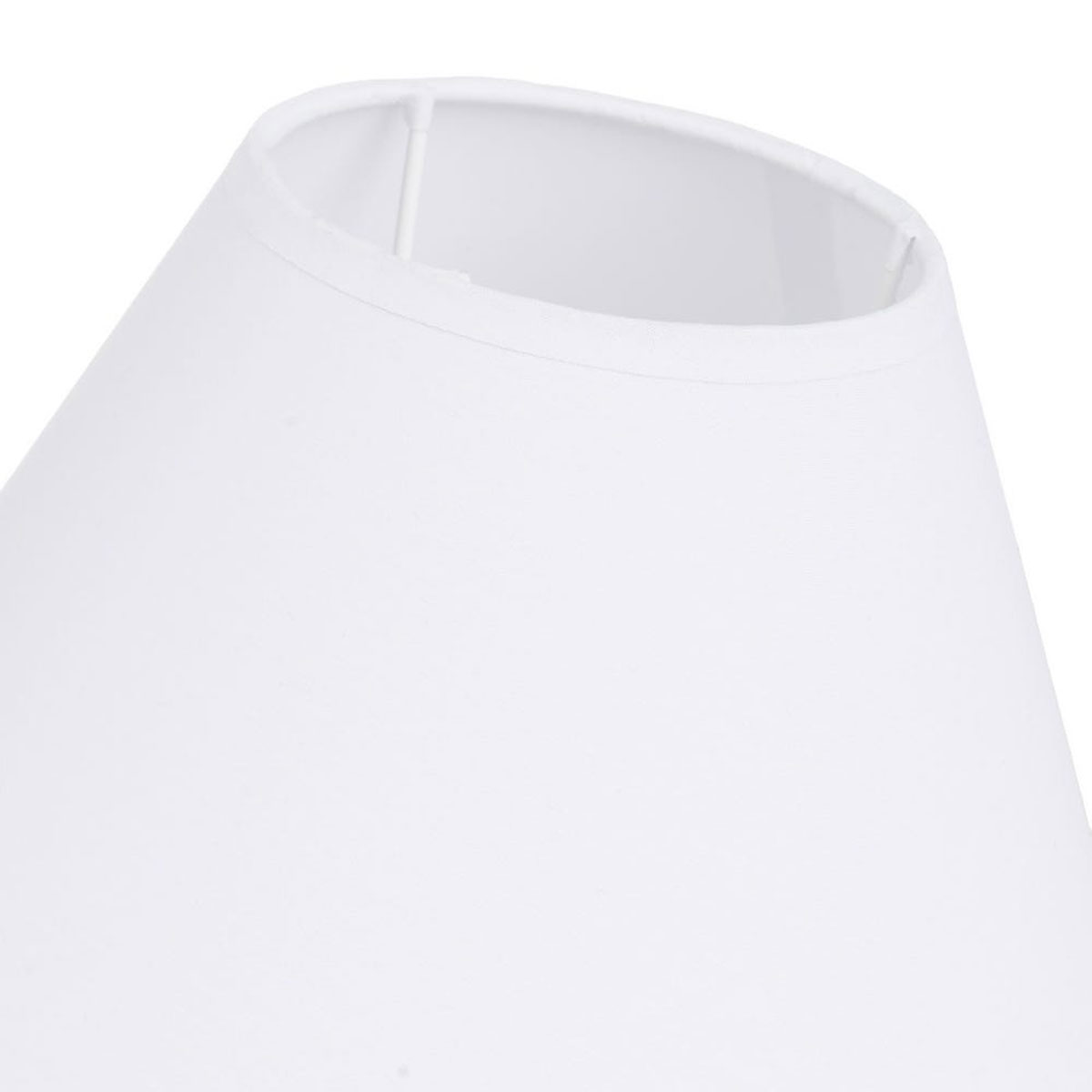Abat-jour conique blanc � Hauteur 17,5 cm