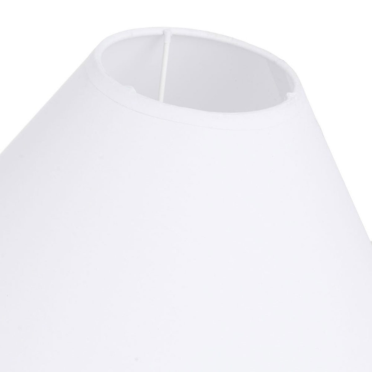 Abat-jour conique blanc � Hauteur 18,5 cm