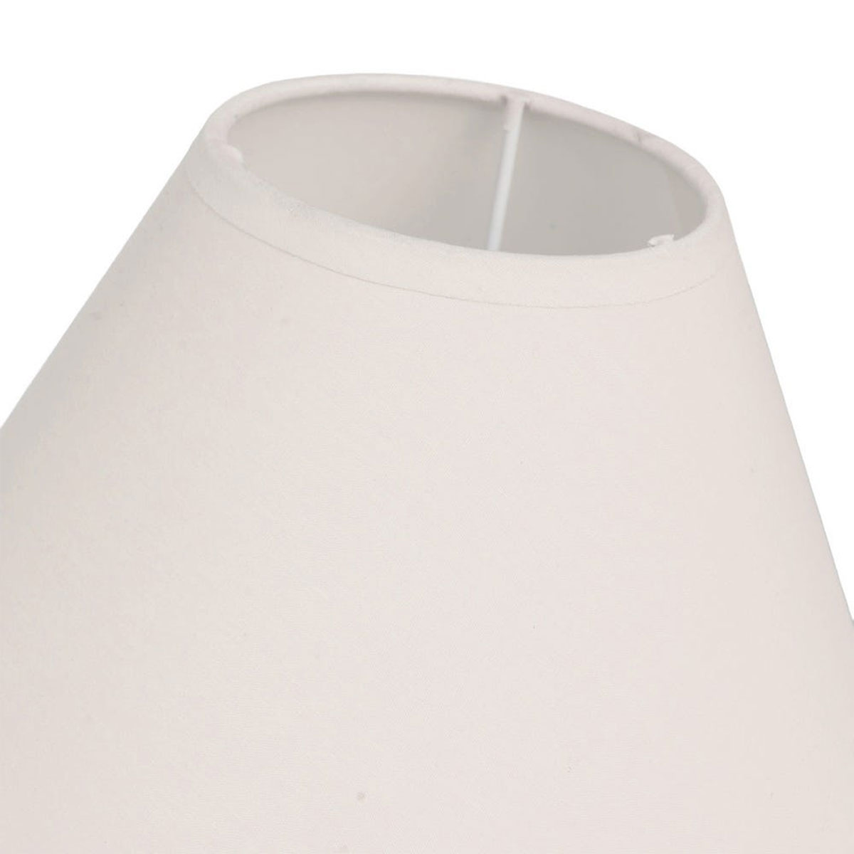 Abat-jour conique beige � Hauteur 14,5 cm