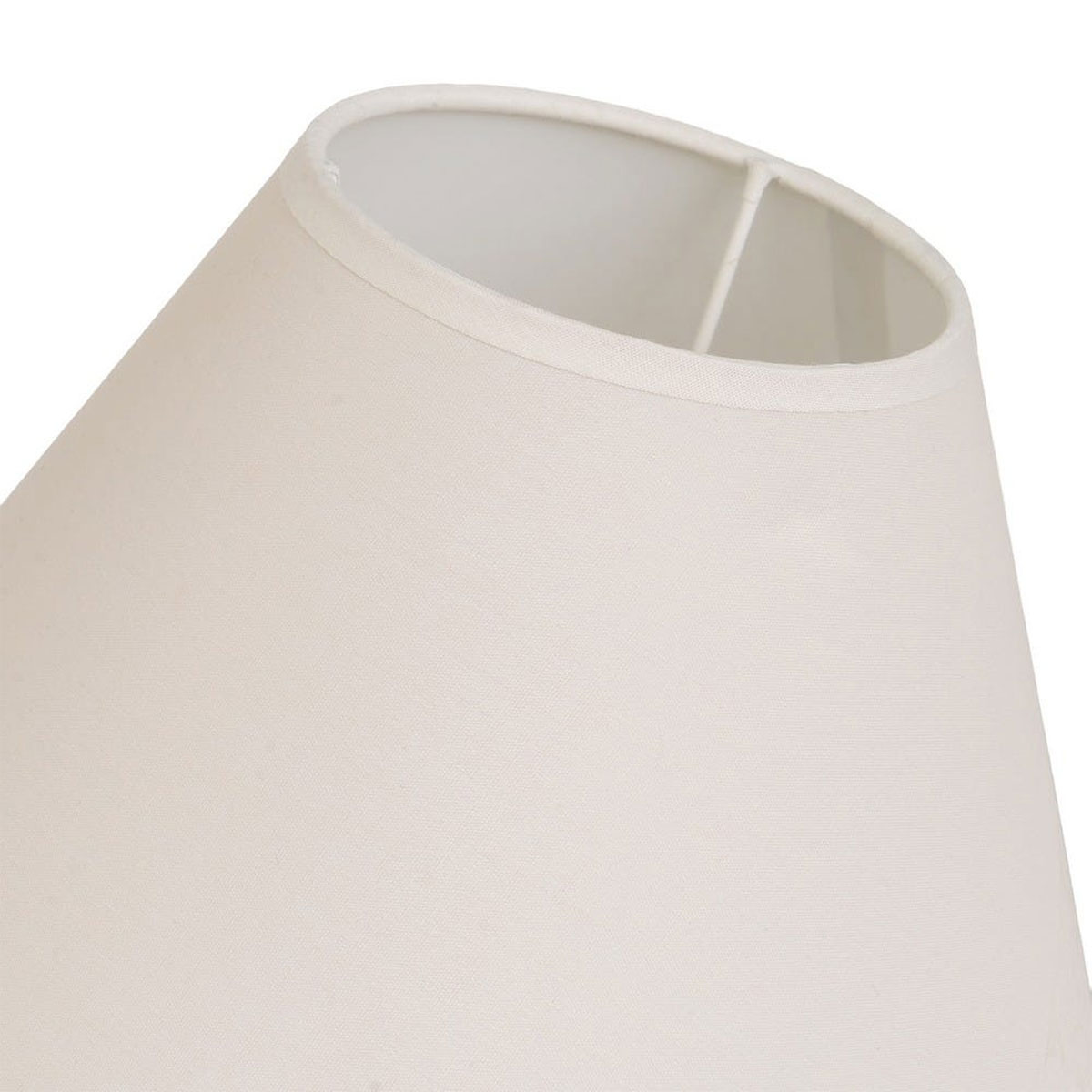 Abat-jour conique beige � Hauteur 17,5 cm