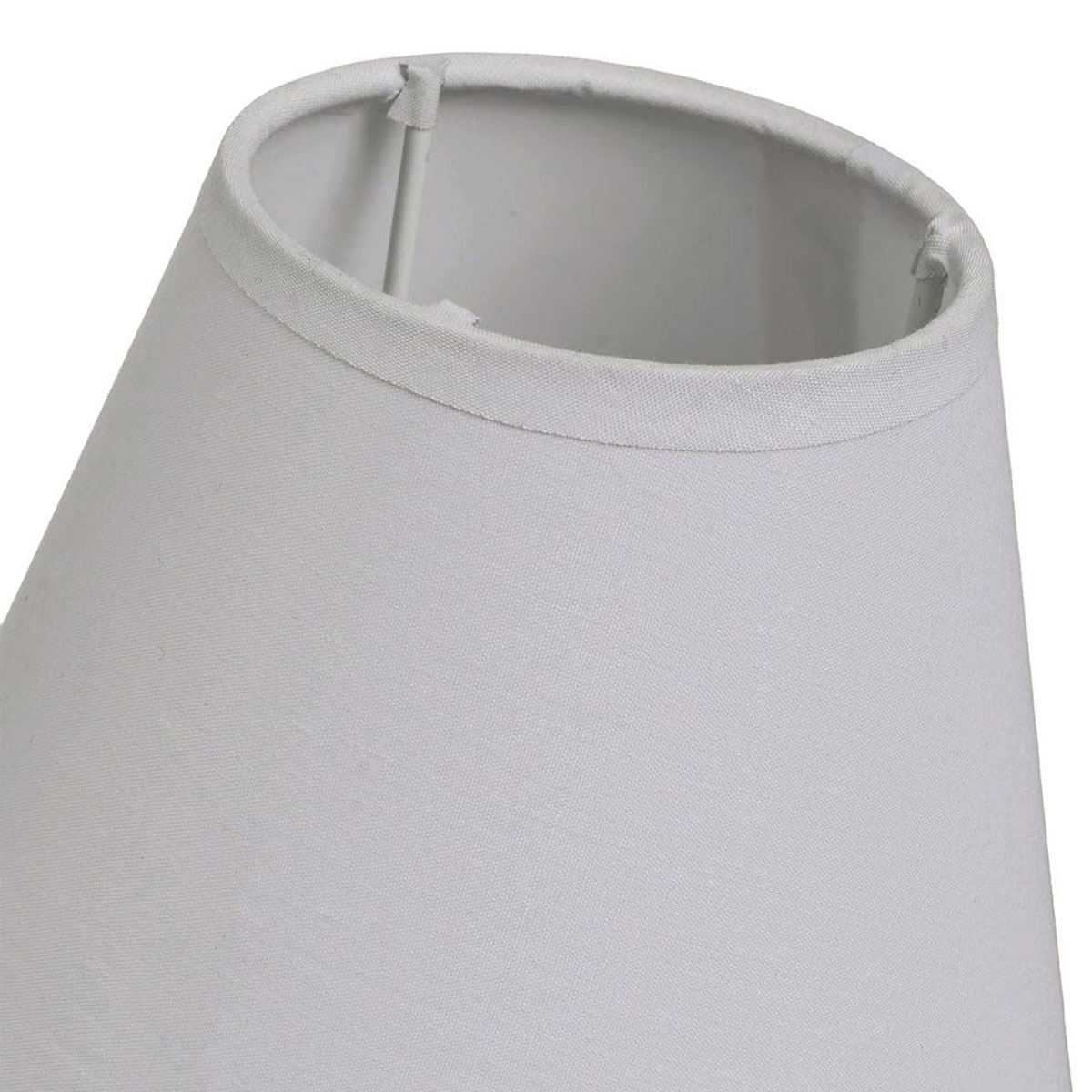 Petit abat-jour gris clair � Hauteur 15 cm