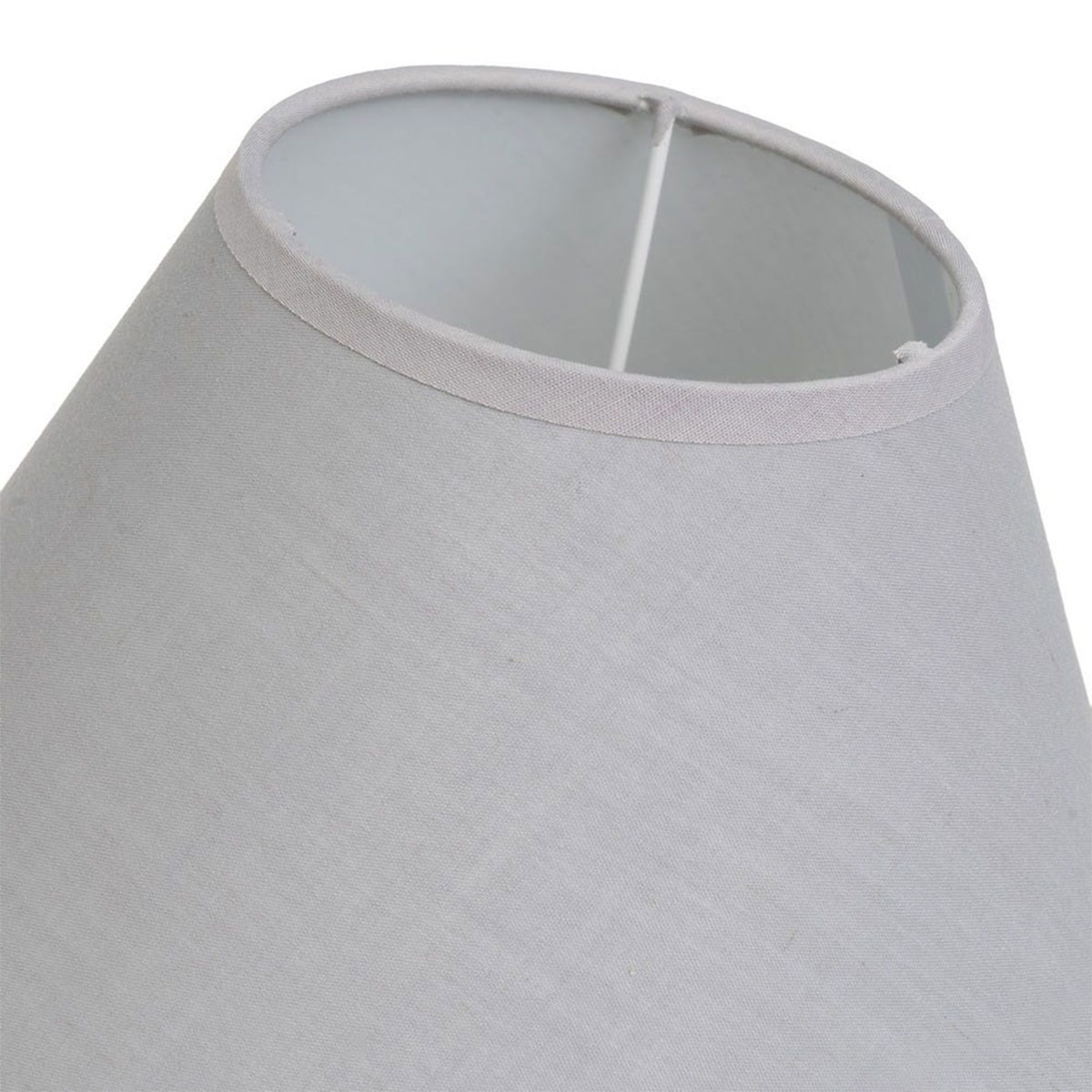 Abat-jour conique gris clair 25 cm
