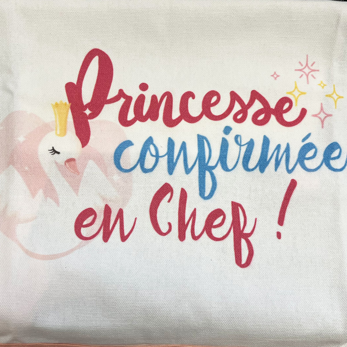 Tablier de Cuisine enfant Princesse confirme en chef