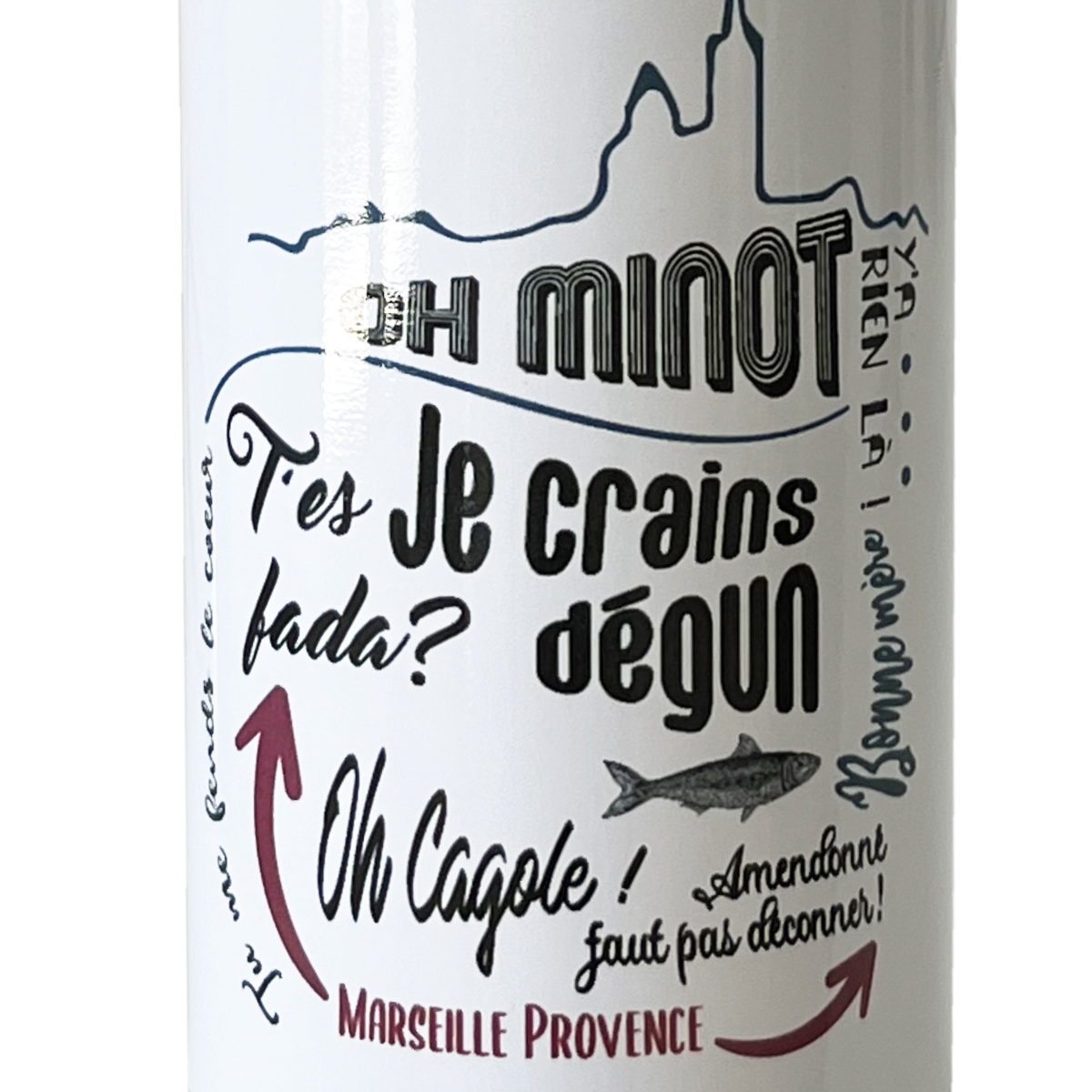 Gourde isotherme Marseille - 500 ml