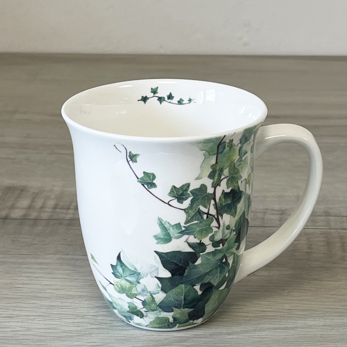 Mug en Porcelaine fine - Lierre hedera blanc