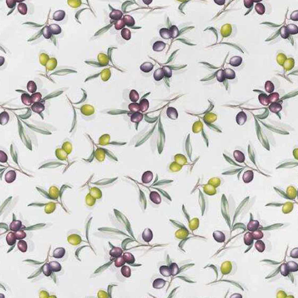 Tablier adulte en coton noir - Olives