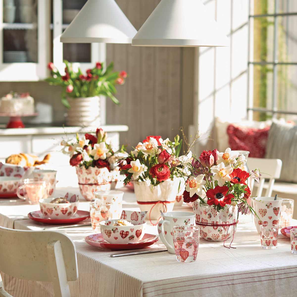 Bol en porcelaine fine Lovely hearts