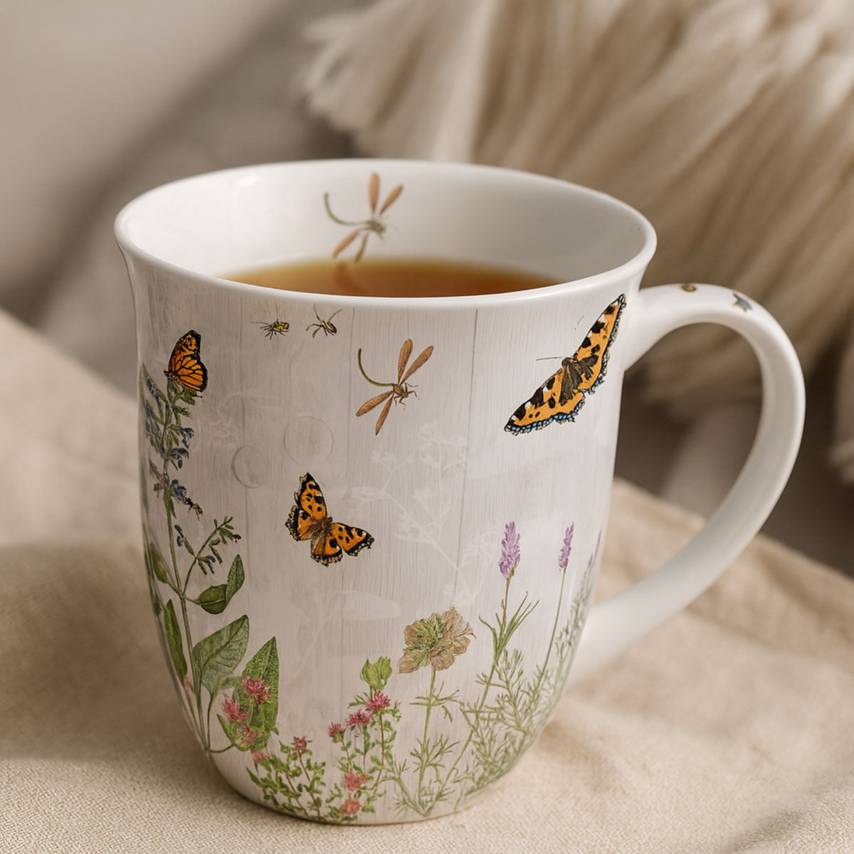 Mug en Porcelaine Fine - Jardin Bucolique