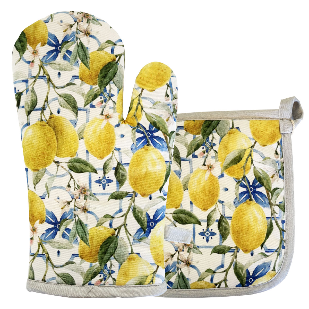Gant de Cuisine Citrons Mditerranens