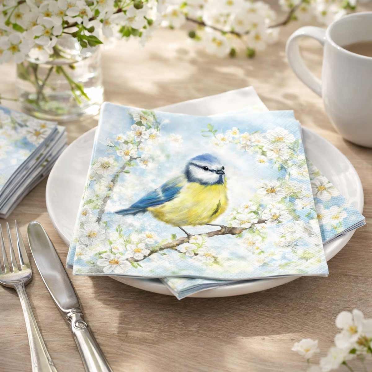 Serviettes papier Blossom time 33x33 cm paquet de 20 🌸