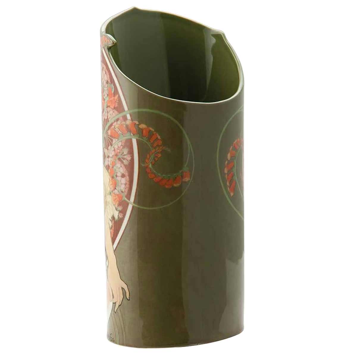 Vase Silhouette d'Art - Vase R�verie � Mucha en c�ramique