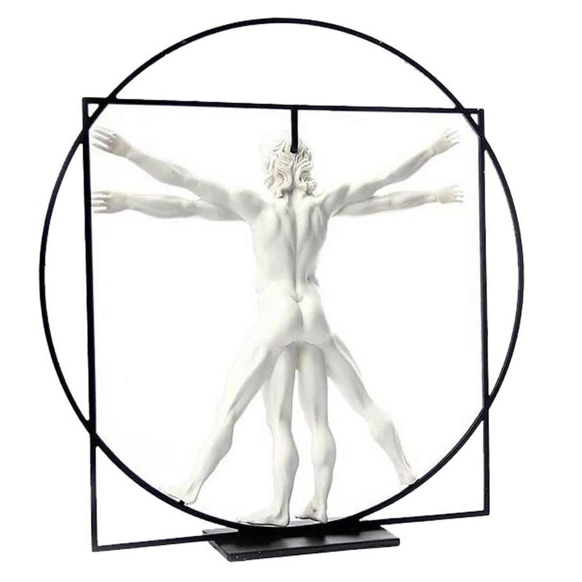 Figurine L�onard de Vinci � L�Homme de Vitruve 41 cm